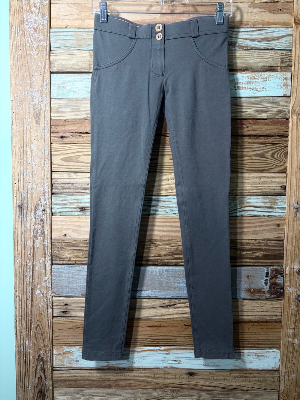 FREDDY WR.UP Gray Skinny Push Up Pants Women's XS US 2